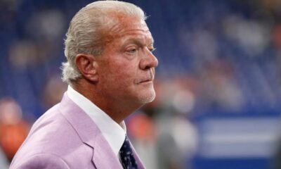 Jim Irsay was an active and forceful presence in N.F.L. circles and, unlike his fellow owners, rarely shied away from offering his opinions to reporters.Credit...Justin Casterline/Getty Imagess